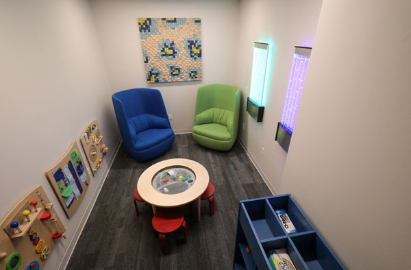 Sensory room at the Plymouth Community Center