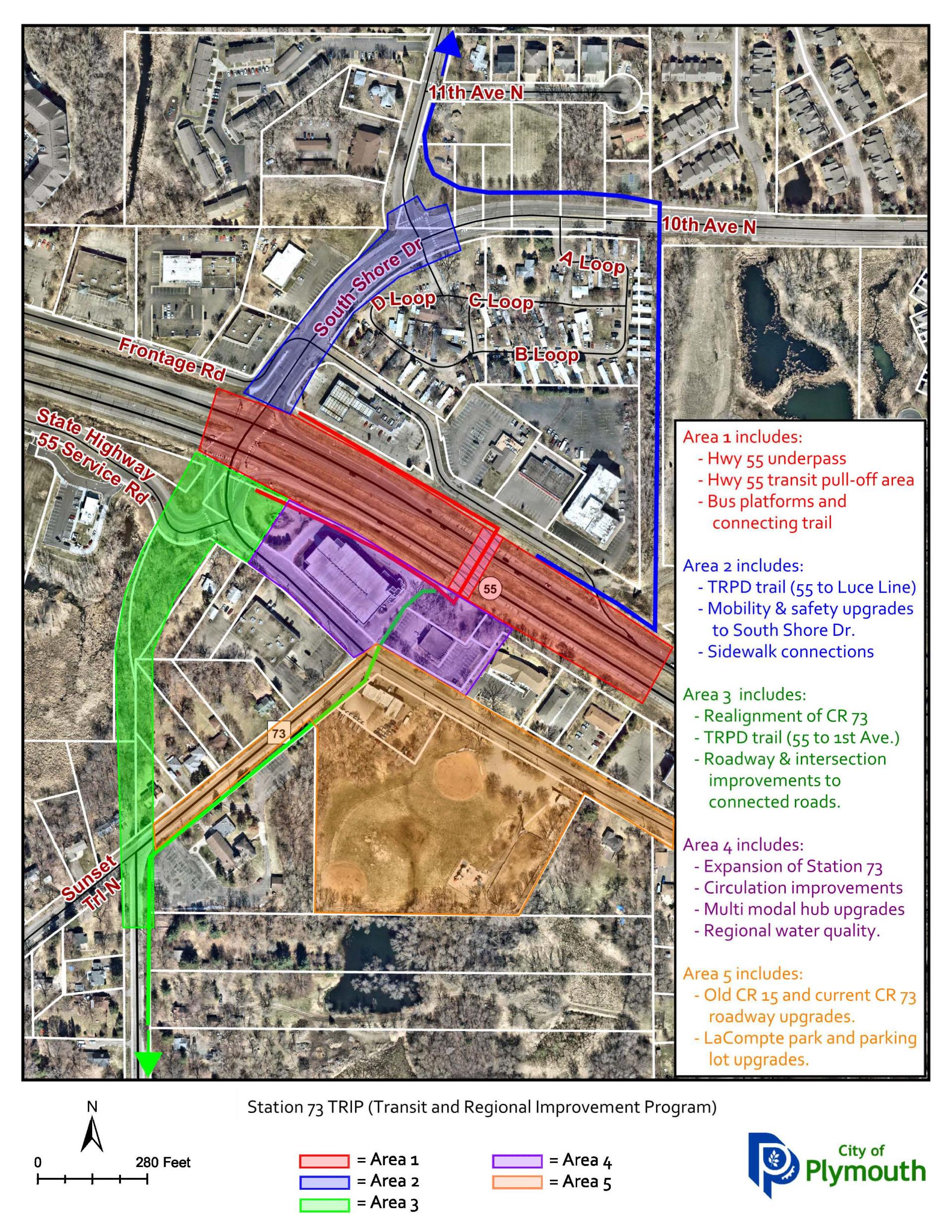 Ridgemount Avenue Project Map