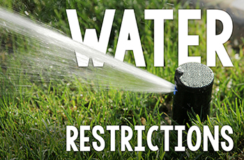 Water restrictions graphic