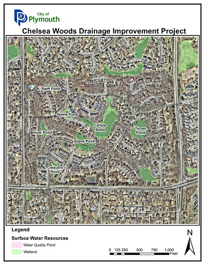 Chelsea Woods location map