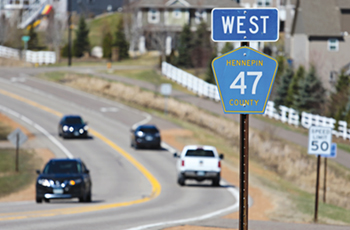 Photo of a County Road 47 street sign