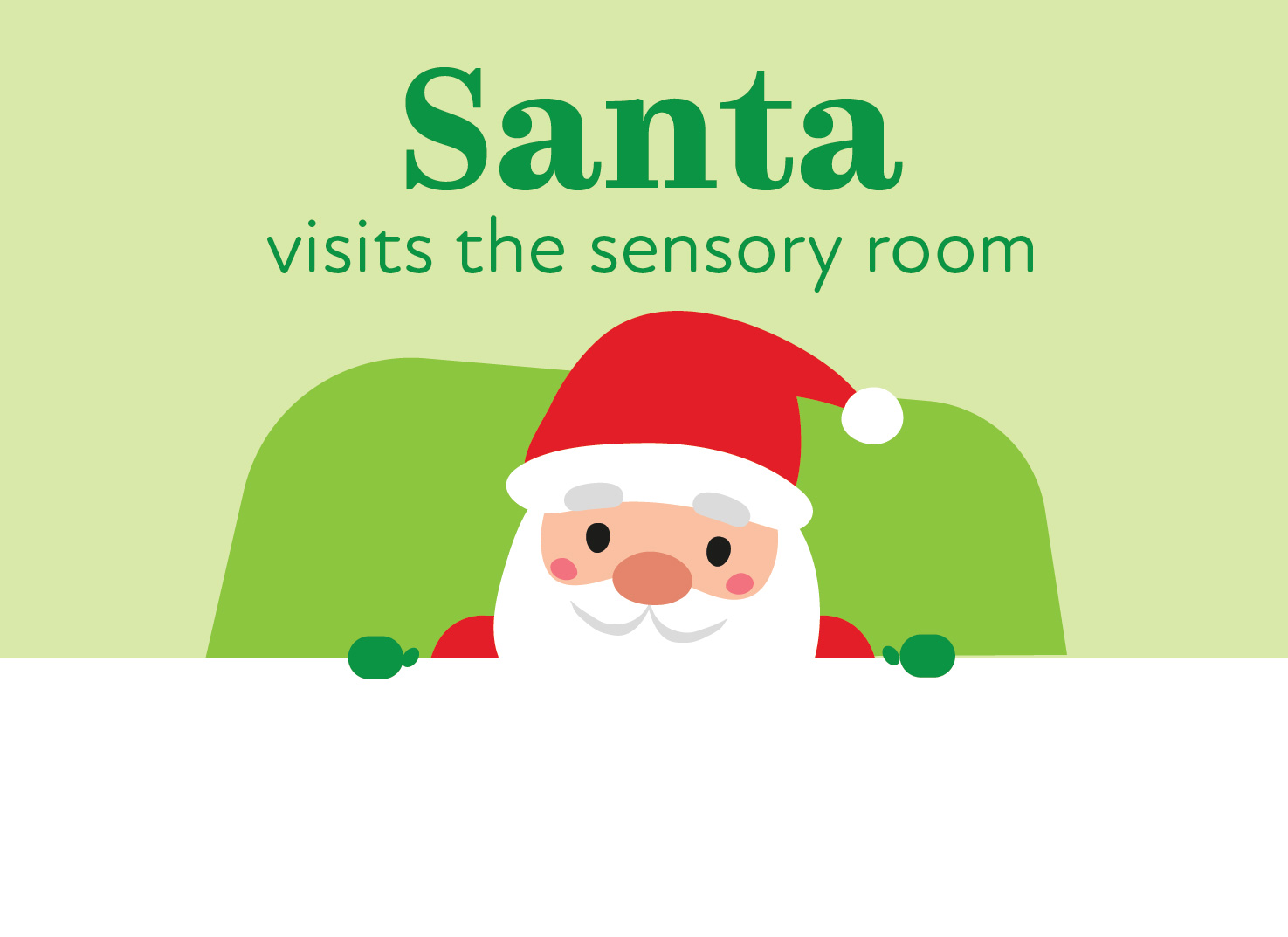 Santa Visits the Sensory Room