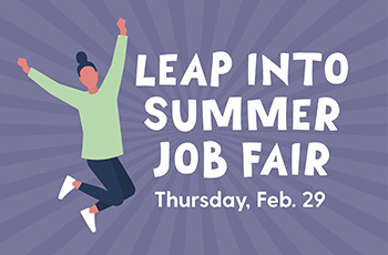 Leap into summer job fair