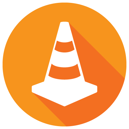 Construction cone icon