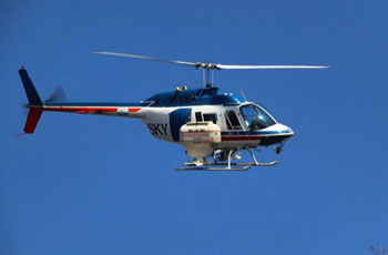 Image of a Metropolitan Mosquito Control District helicopter