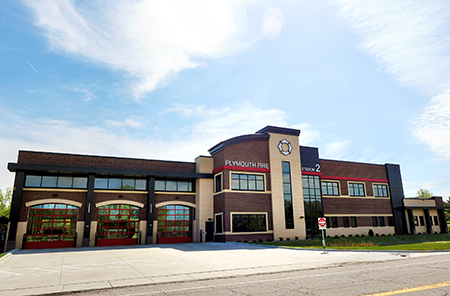 Photo of the newly reconstructed Fire Station 2