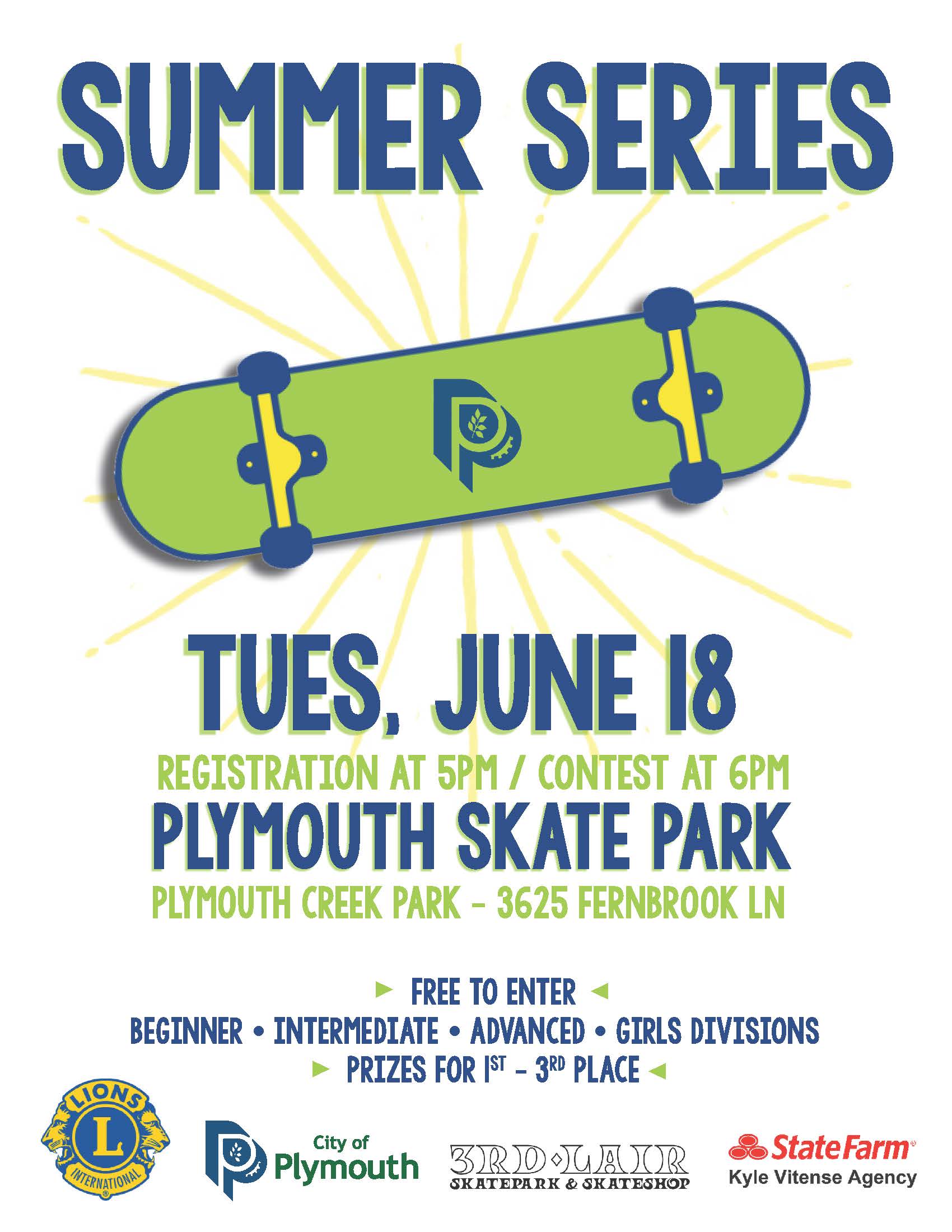 Skateboard flyer