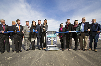 2016 Vicksburg Lane bridge opening in Plymouth