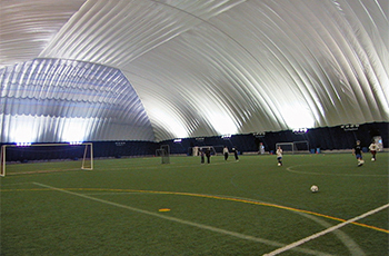 Plymouth Creek Center Fieldhouse with dome