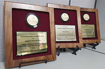 Plymouth Parks and Recreation earns three Awards of Excellence