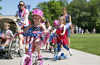 Happy Birthday America Parade in Plymouth