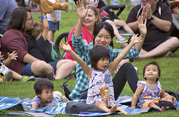 Entertainment in the Parks in Plymouth