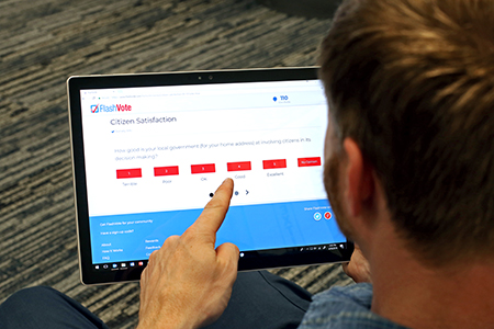 FlashVote gives residents an easy way to provide feedback