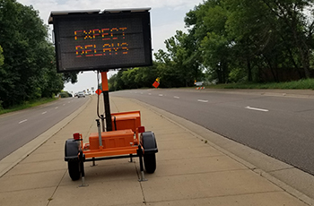 Expect Delays Sign