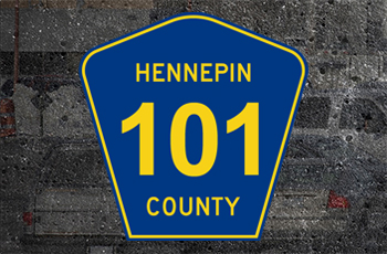 Hennepin County Road 101 Street Sign