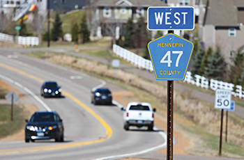 County Road 47 corridor in Plymouth