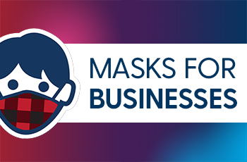 Masks for Businesses graphic