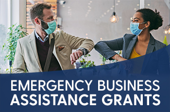 Emergency business assistance grants graphic