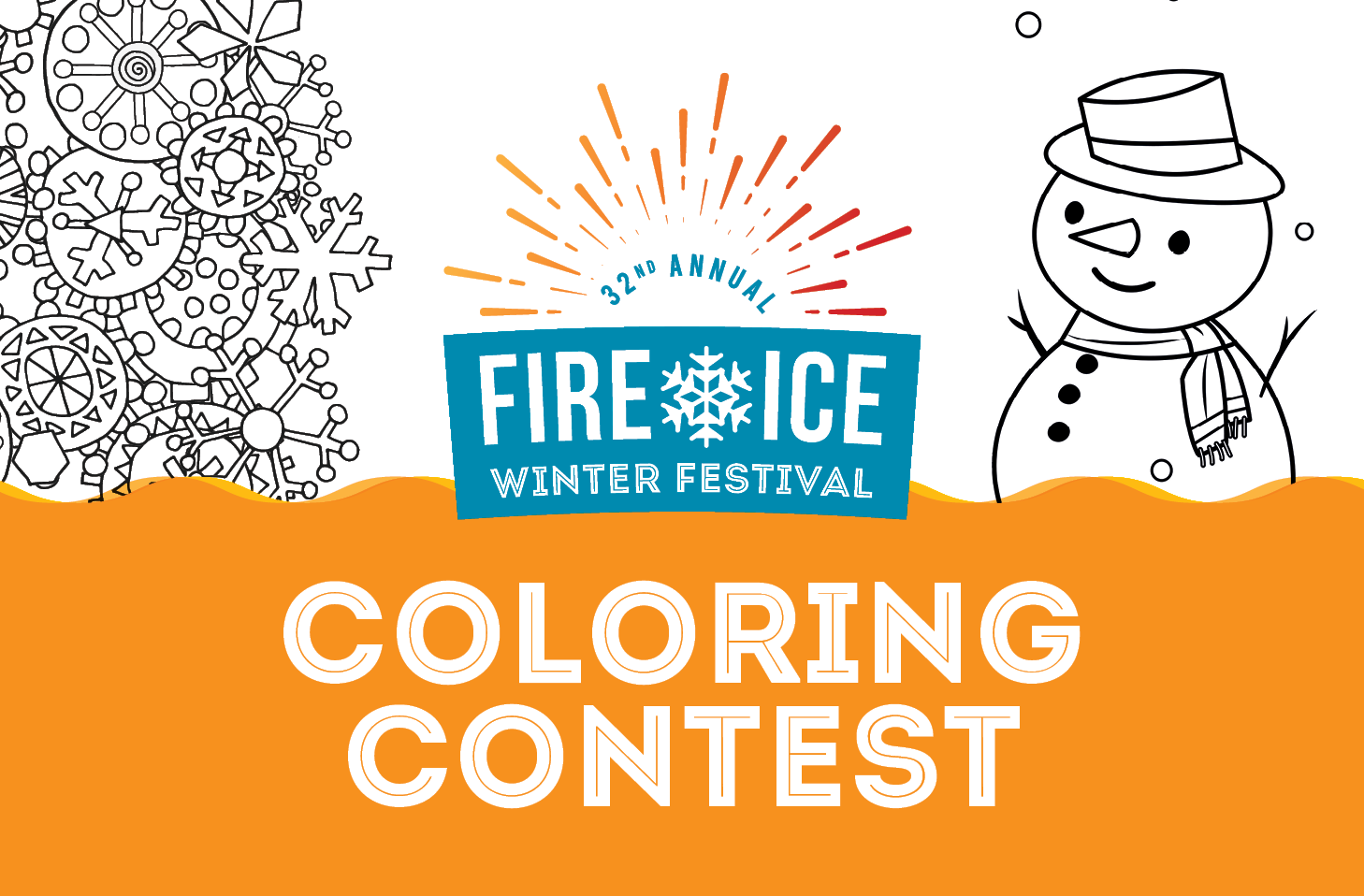 Fire & Ice Coloring Contest