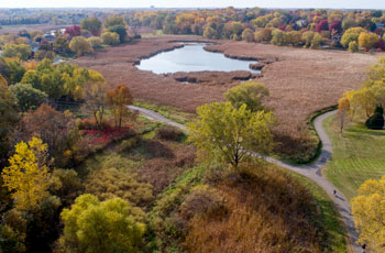 Ariel photo of Turtle Lake Park